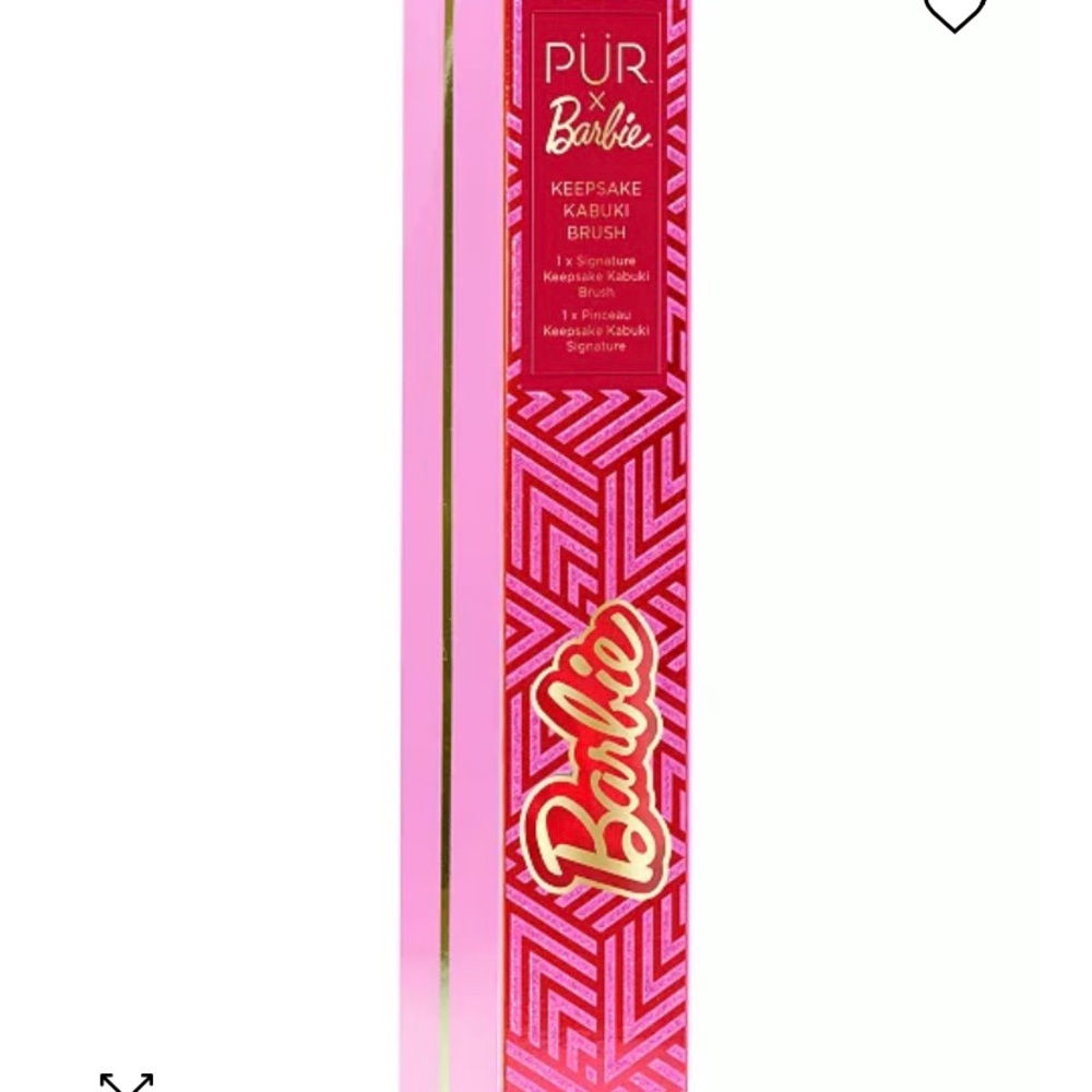 PUR x Barbie Keepsake Kabuki Brush - Pink and Gold